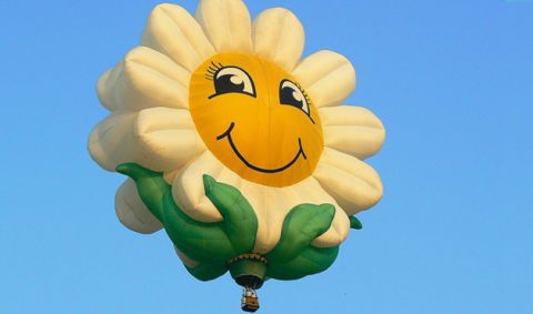 Daytime, Organism, Happy, Balloon, Azure, Aerostat, Animation, Hot air ballooning, Invertebrate, Inflatable, 