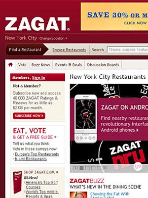 Restaurant Review Sites At Womansday Zagat
