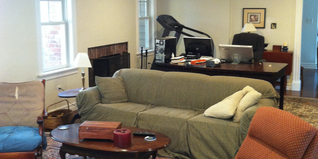 cluttered
