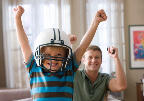 Find Your Style family watching TV