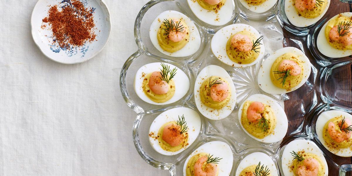 Deviled Eggs With Old Bay Shrimp Recipe