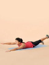 Superman lower back pain-proofing exercise