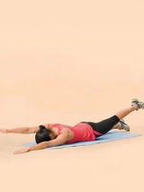 Superman lower back pain-proofing exercise