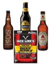 Supermarket beef jerky