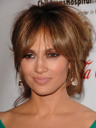 jennifer lopez bangs hairstyle