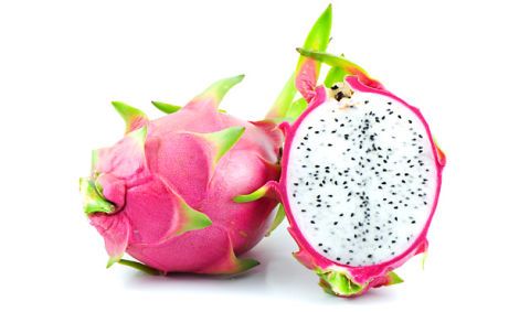 Costa Rican pitahaya, Produce, Pink, Dragonfruit, Natural foods, Magenta, Flowering plant, Pitaya, Pitahaya, Fruit, 