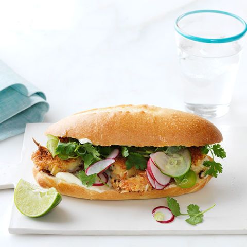 best picnic sandwich recipes  crispy coconut shrimp