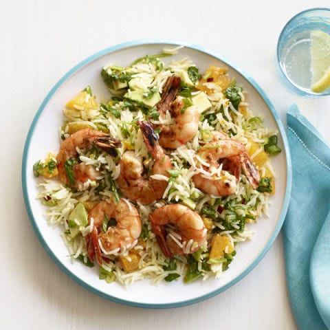 Zesty Shrimp with Chimichurri Rice Recipe