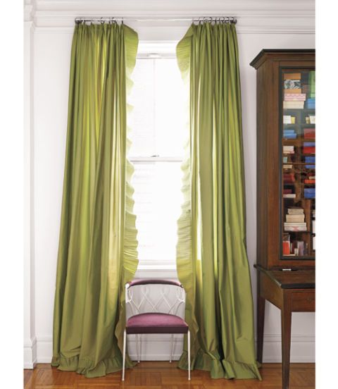 hanging curtains