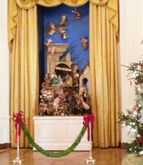 white house nativity scene