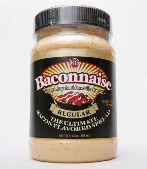 1. Mayonnaise jar of baconnaise