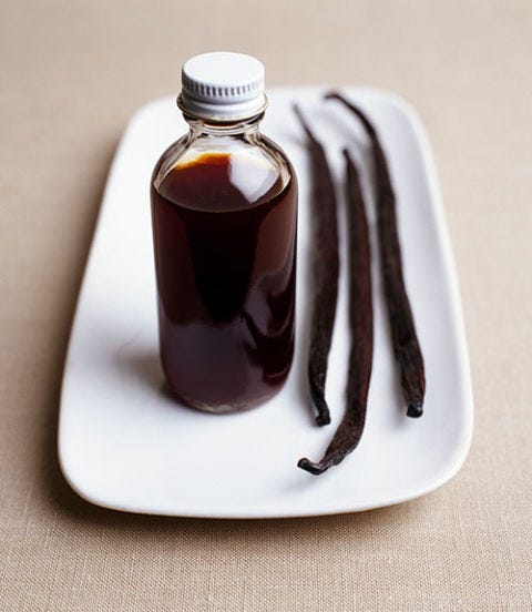 9. Pour vanilla into coffee. vanilla extract