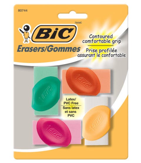 bic eraser