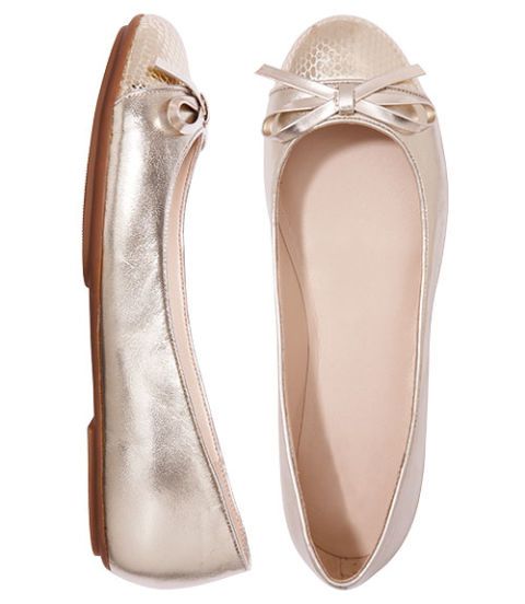 issac mizrahi cap toe ballet flats