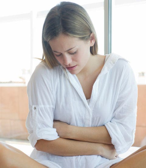 Dull stomach pain that gets sharper as it moves lower to the right of your abdomen stomach pain