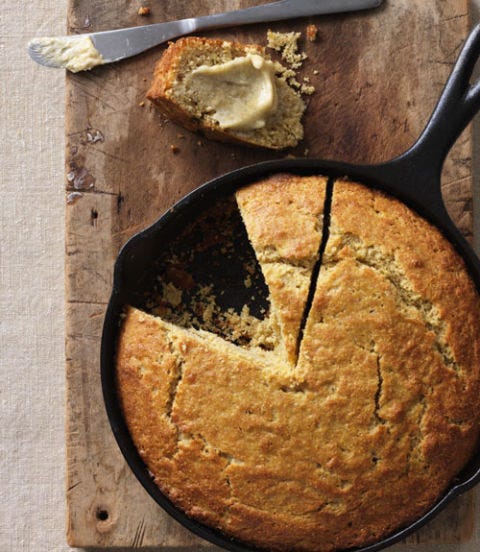Cinnamon Buttermilk Cornbread With Cumin And Cardamom Honey Butter
