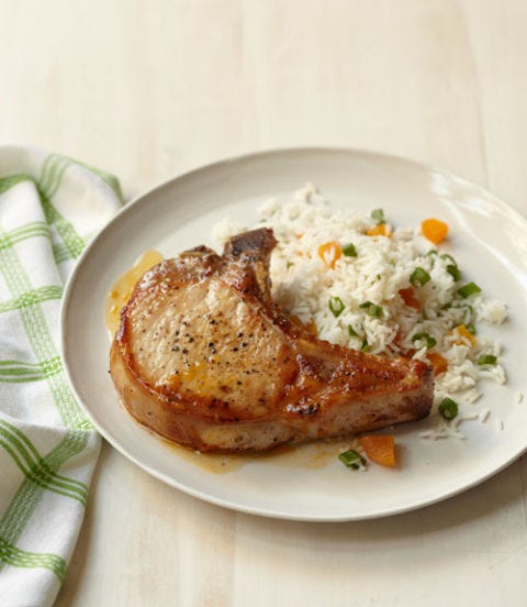 Pork Chops with Apricot Rice – Pork Recipes
