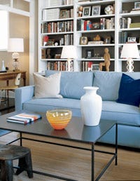 Wood, Blue, Room, Interior design, Floor, Furniture, Property, Wall, Living room, Table, 