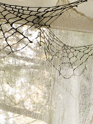 Halloween Decorations Spiderwebs At Womansday Com