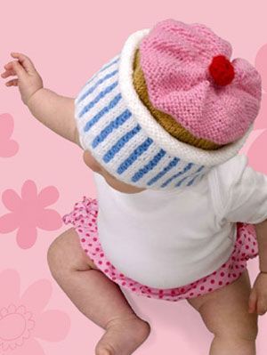 Knitting-Project-Cupcake-Hat