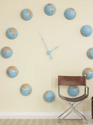 Craft-Project-Globe-Wall-Clock Craft-Project-Globe-Wall-Clock