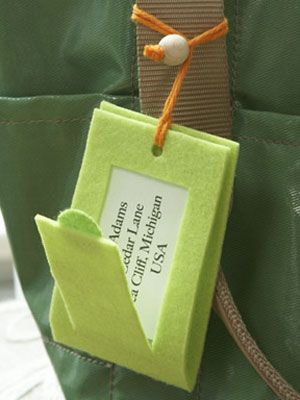 bright luggage tags