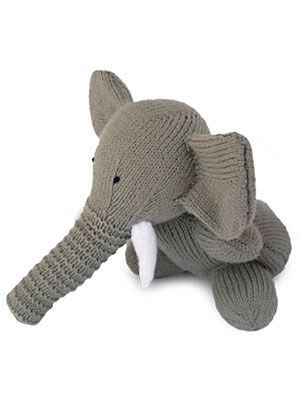 free stuffed elephant knitting pattern