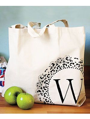 Craft Ideas - How to Make Your Own Personalized Tote Bag at www.waterandnature.org