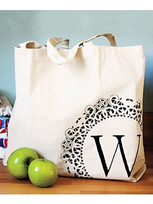 Craft Ideas - How to Make Your Own Personalized Tote Bag at literacybasics.ca