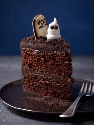 Graveyard Halloween Cake Recipe Graveyard Cake Decoration