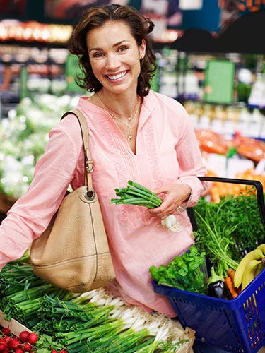 woman in market