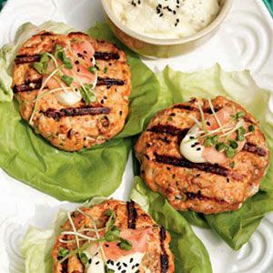 Fresh Salmon Burgers