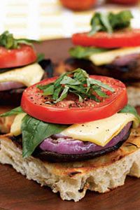 grilling recipes stuffed portobello burgers