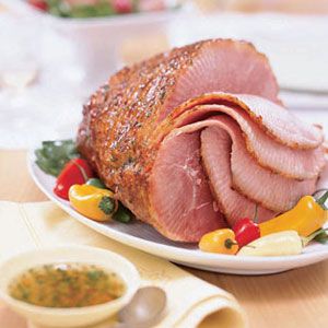 Sweet-and-Spicy-Glazed-Spiral-Sliced-Ham-and-Sauce