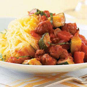 Spaghetti-Squash-with-Chunky-Sauce-Recipe