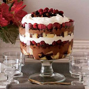 trifle recipe chocolate raspberrytrifle