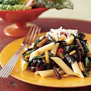 Penne-with-Chard-Pine-Nuts-Recipe
