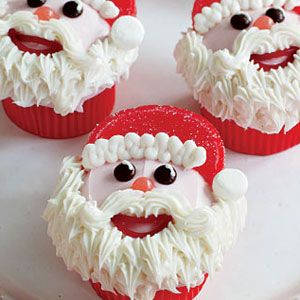 Santa-Cupcakes