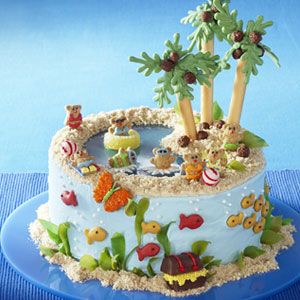 Beach Cake - 1112 – Cakes and Memories Bakeshop