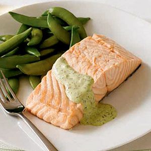 Poached-Salmon-with-Dill-Horseradish-Sauce