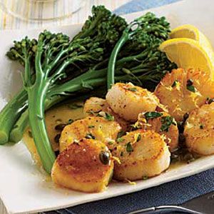 Scallops-with-Lemon-Capers
