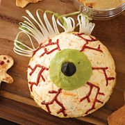 halloween desserts - eyeball cheesecake