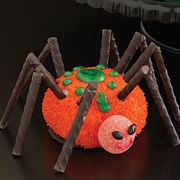 halloween cupcakes   large sno ball spiders