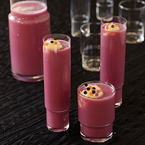 halloween drinks - purple potion punch