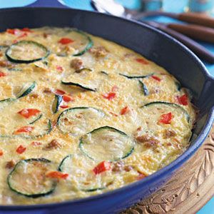 Spicy-Sausage-Vegetable-Frittata-Recipe