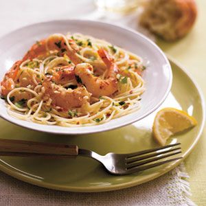 Garlic Shrimp with Angel Hair — Pasta Recipes