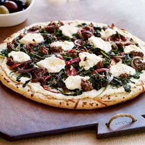 Sausage-Arugula-Pizza-Recipe