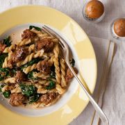 Gemelli-with-Spicy-Sausage-Spinach-Recipe