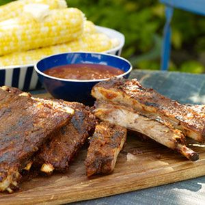 4th of July menu - BBQ Ribs with Mopping Sauce