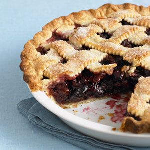 Double-Cherry Lattice Pie Recipe